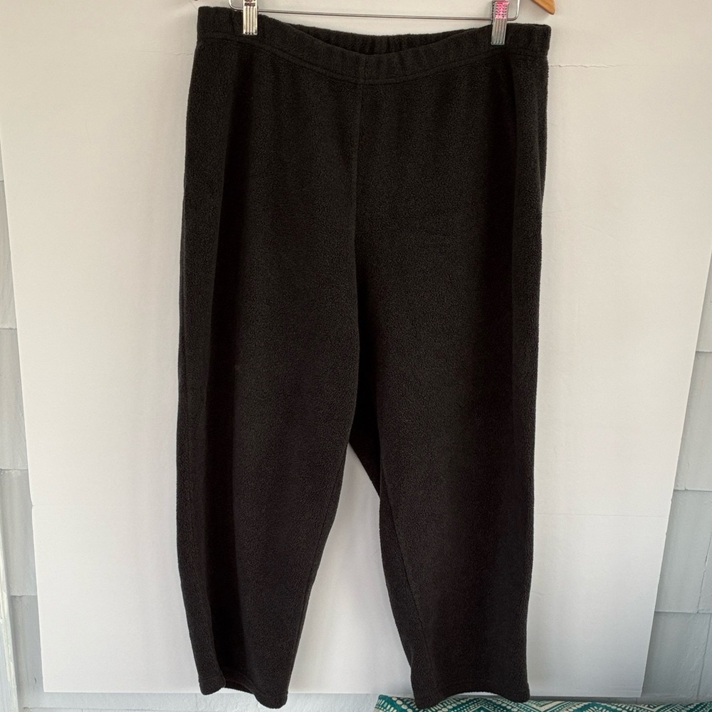 Talbots Women's Polartec Charcoal Gray Cozy Fleece Lounge Pants 2X Petite - Picture 3 of 16